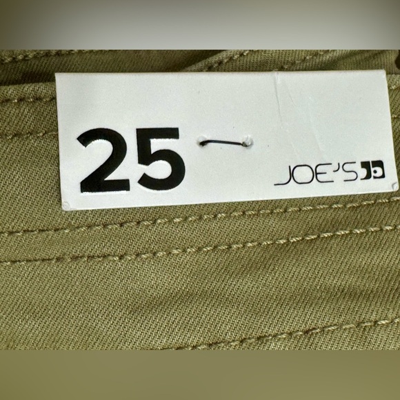 Joe’s Jeans NWT SZ 25 The Milla High Rise Utility Wide Leg Crop in “Burnt Olive” - Picture 10 of 15